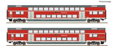 Roco 6200249 - H0 - 2-tlg. Set Doppelstockwagen, DB AG, Ep. VI